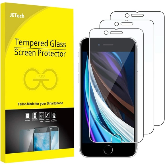 JETech Screen Protector Pack of 3 NIB - Picture 1 of 8